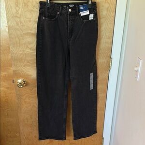 Old Navy Black Flare Wide Leg Jeans